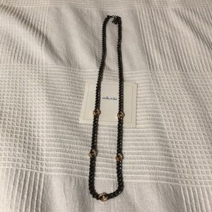 Stella&Dot Hematite Link Chain Necklace